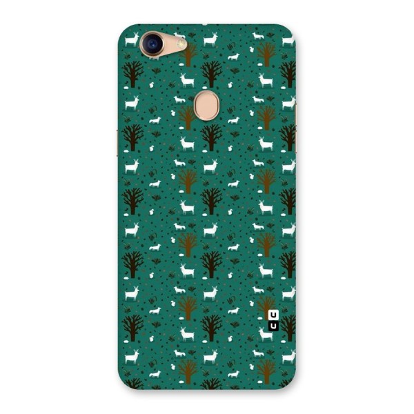 Animal Grass Pattern Back Case for Oppo F5 Youth